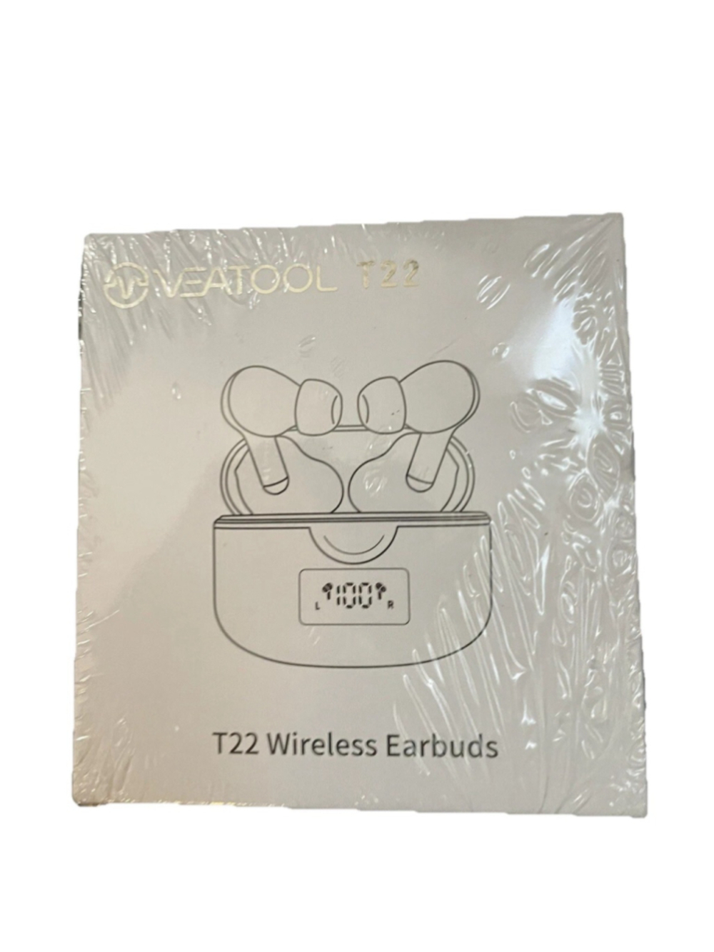 Earbud (in ear) Veatool T22 Wireless Bluetooth New Playtime 7 hours LED Display